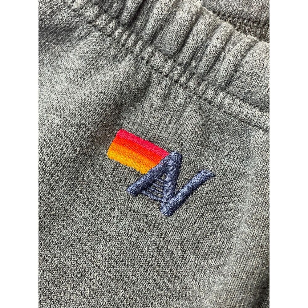 ~ Aviator Nation XL Sweatpants Gray 5-Stripe Beachy Lounge Athleisure Gym Relax - Picture 13 of 15